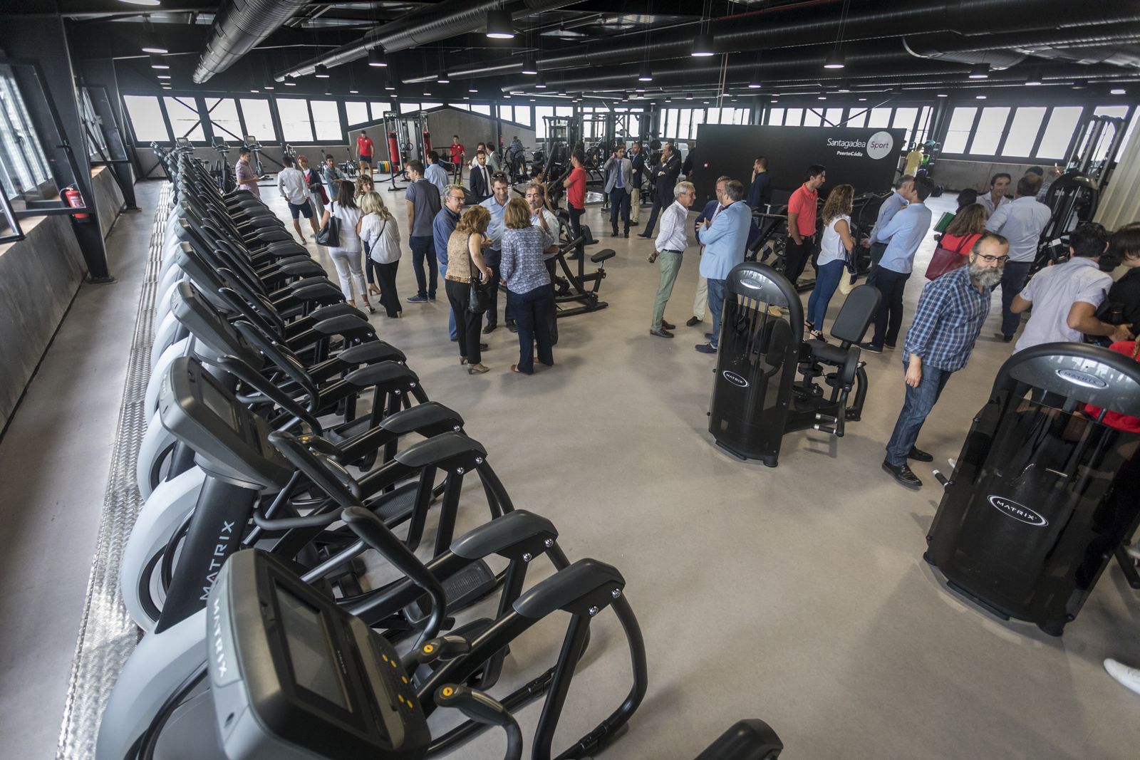 Instalaciones del centro deportivo Santagadea Sport Puerto de Cádiz.