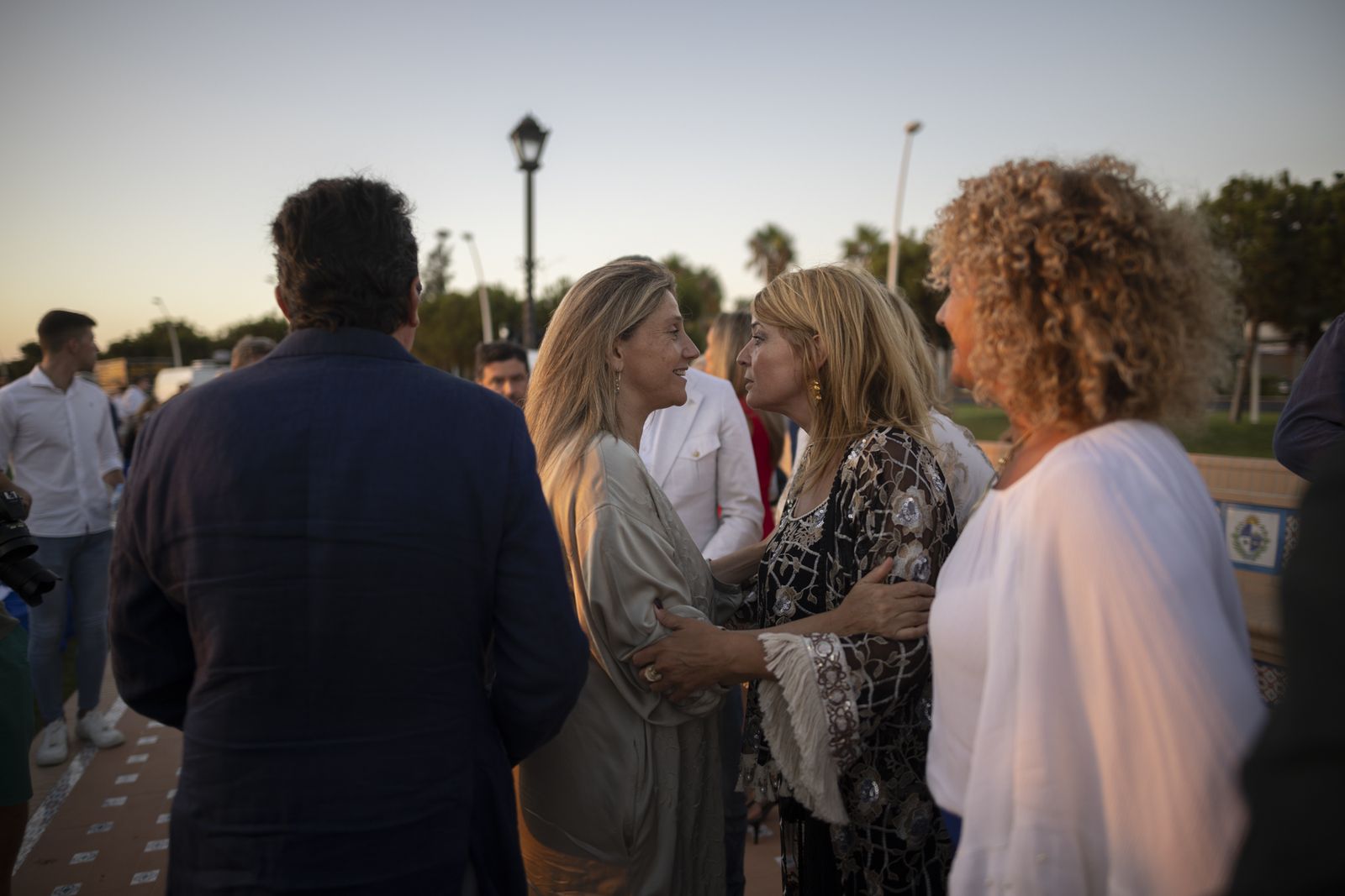 Imágenes de la inauguración De la Fuente de las Naciones en el Paseo de la Ría