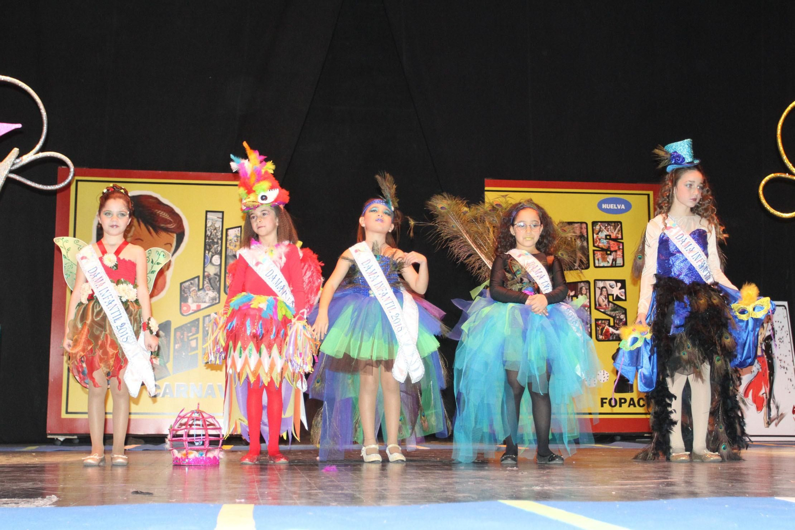 Gala de la coronación de  la choquera mayor e infantil del Carnaval Colombino 2018