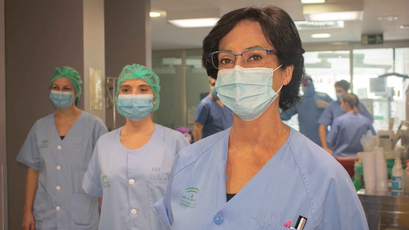 La enfermera de la UCI del Virgen del Rocío, Charo Alcaide.