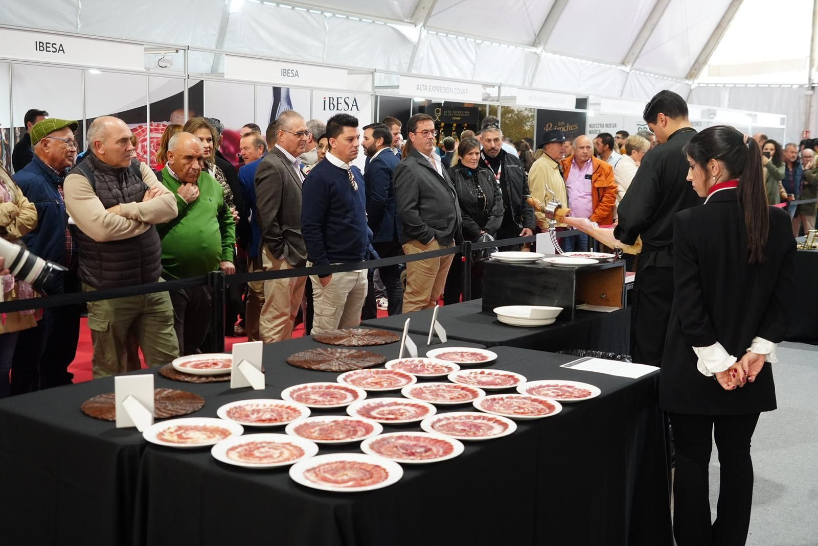 El último día de la Feria del Jamón 100% Ibérico de Los Pedroches