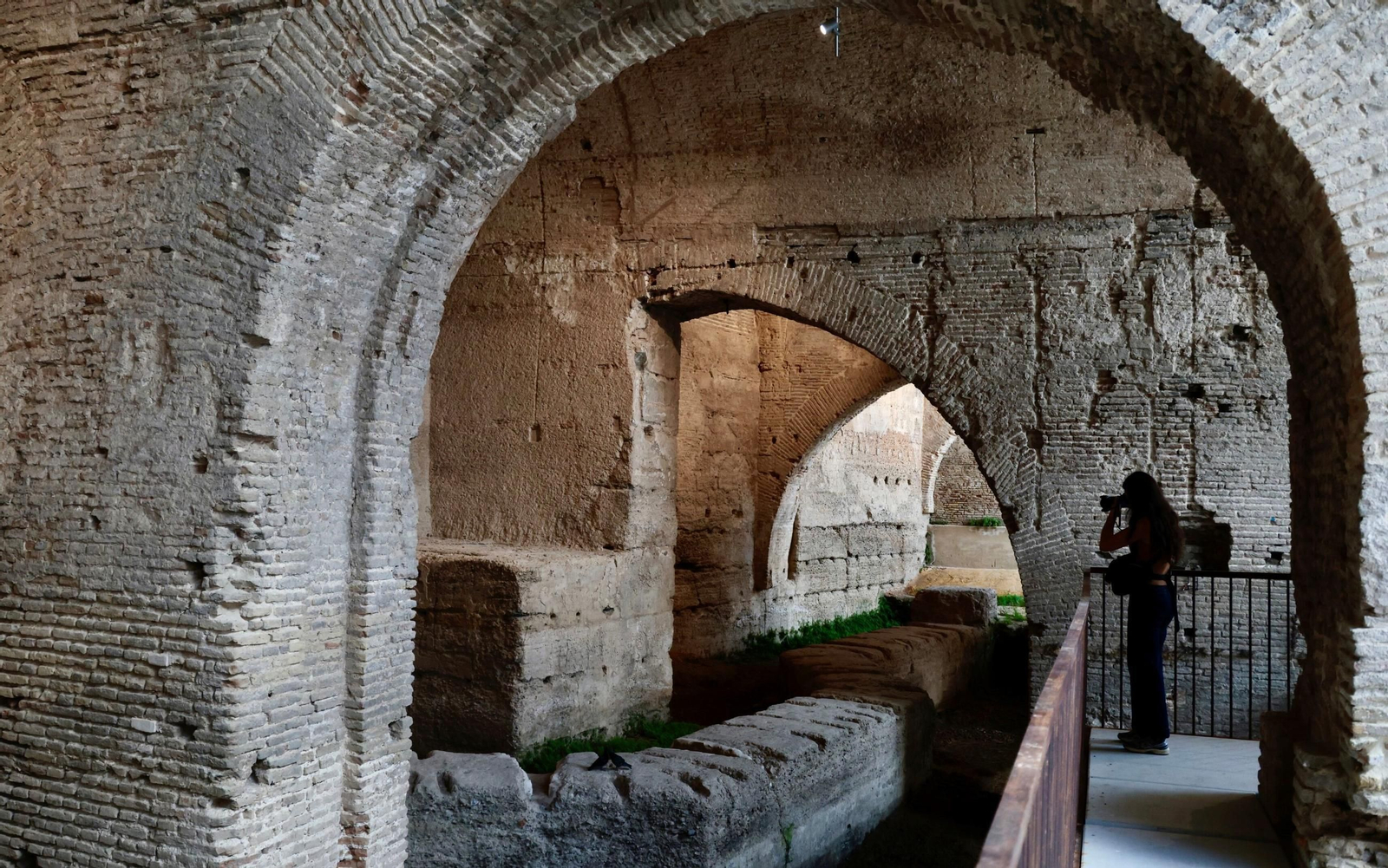 Los restos de la barbacana.