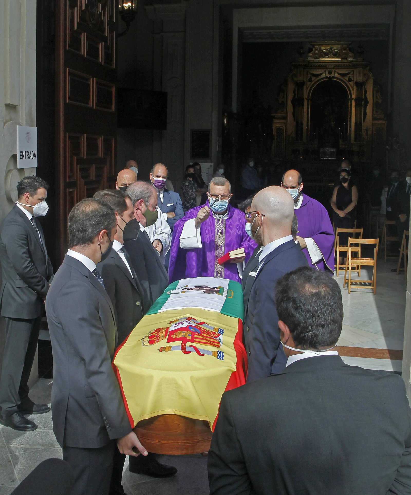Funeral Manuel Clavero en el Gran Poder