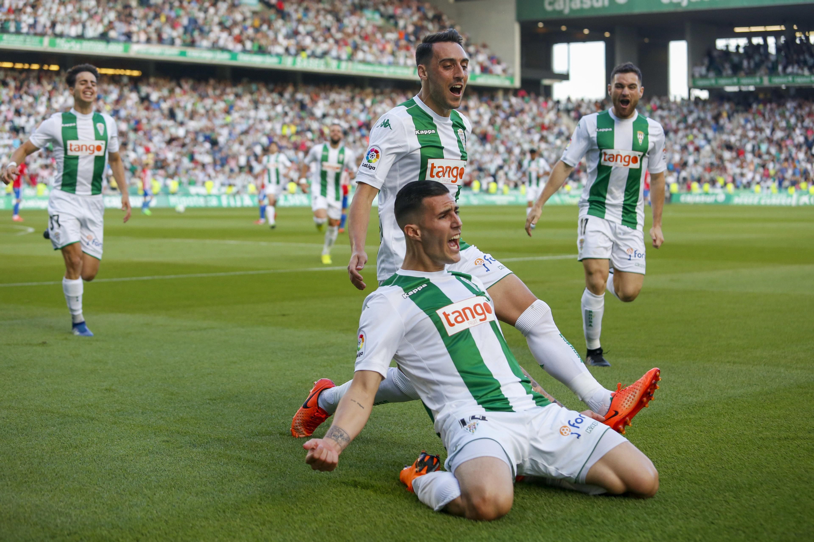 El Córdoba CF-Sporting de Gijón, en imágenes
