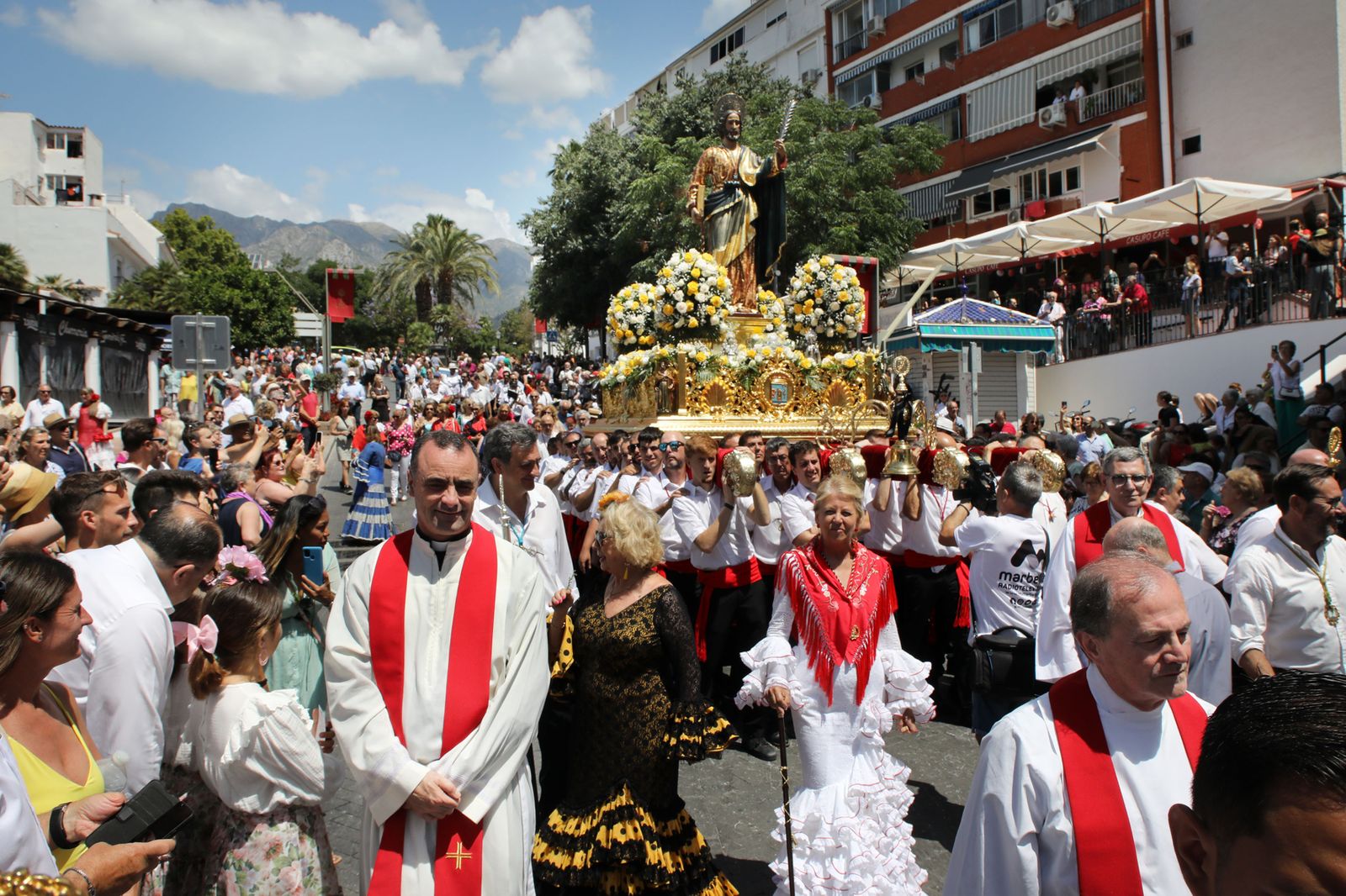 La procesión celebrada este martes.