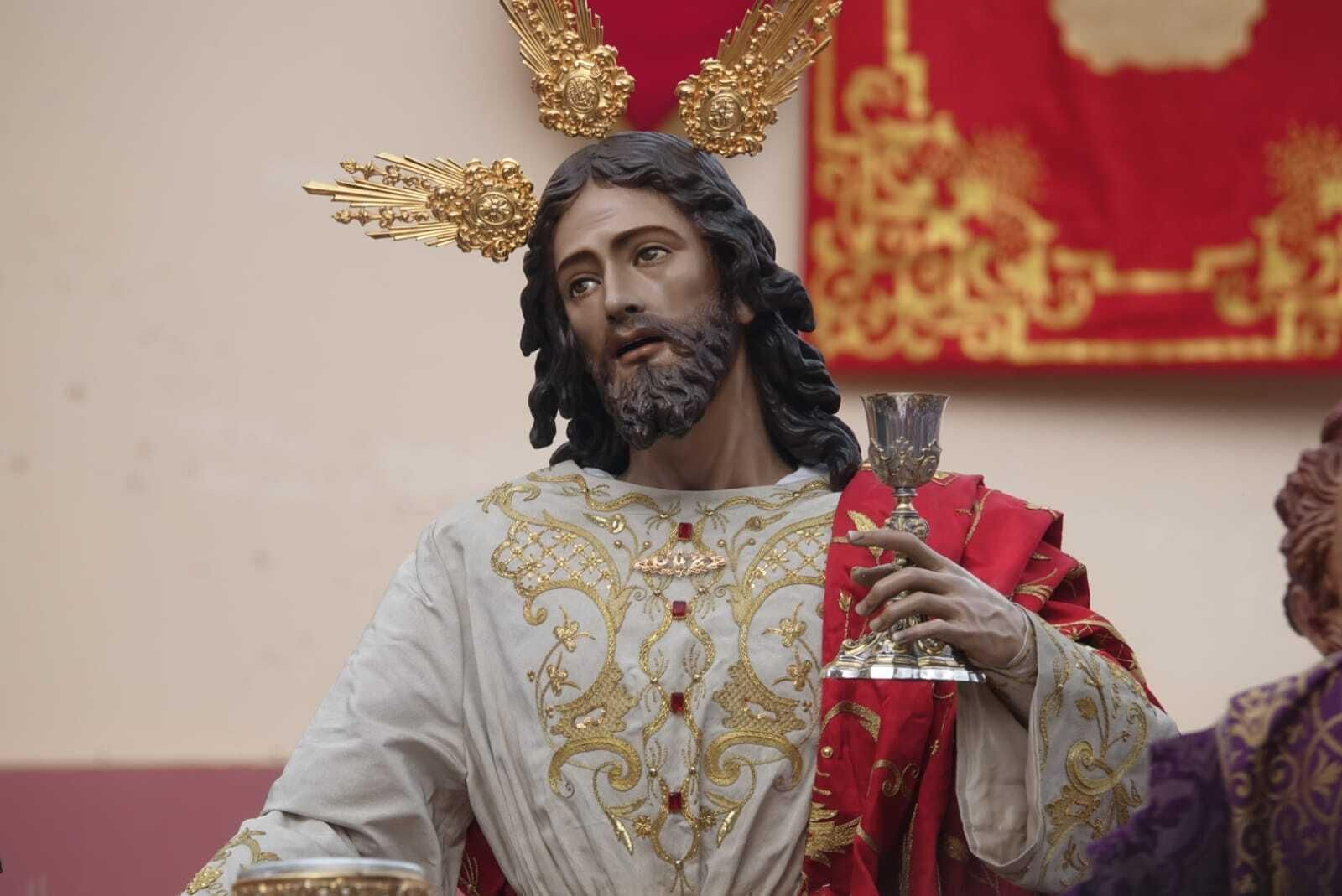 Las fotos de la Sagrada Cena en la procesión Magna de Málaga