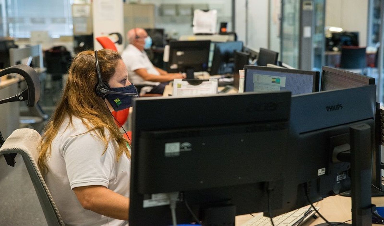 Trabajadora del 112.