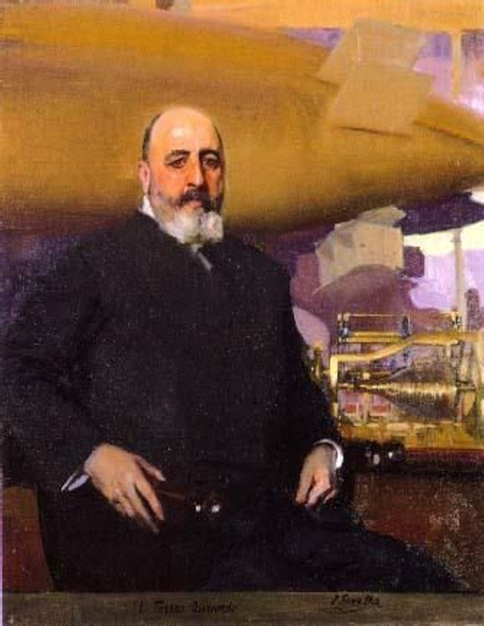 Leonardo Torres Quevedo retratado por Sorolla