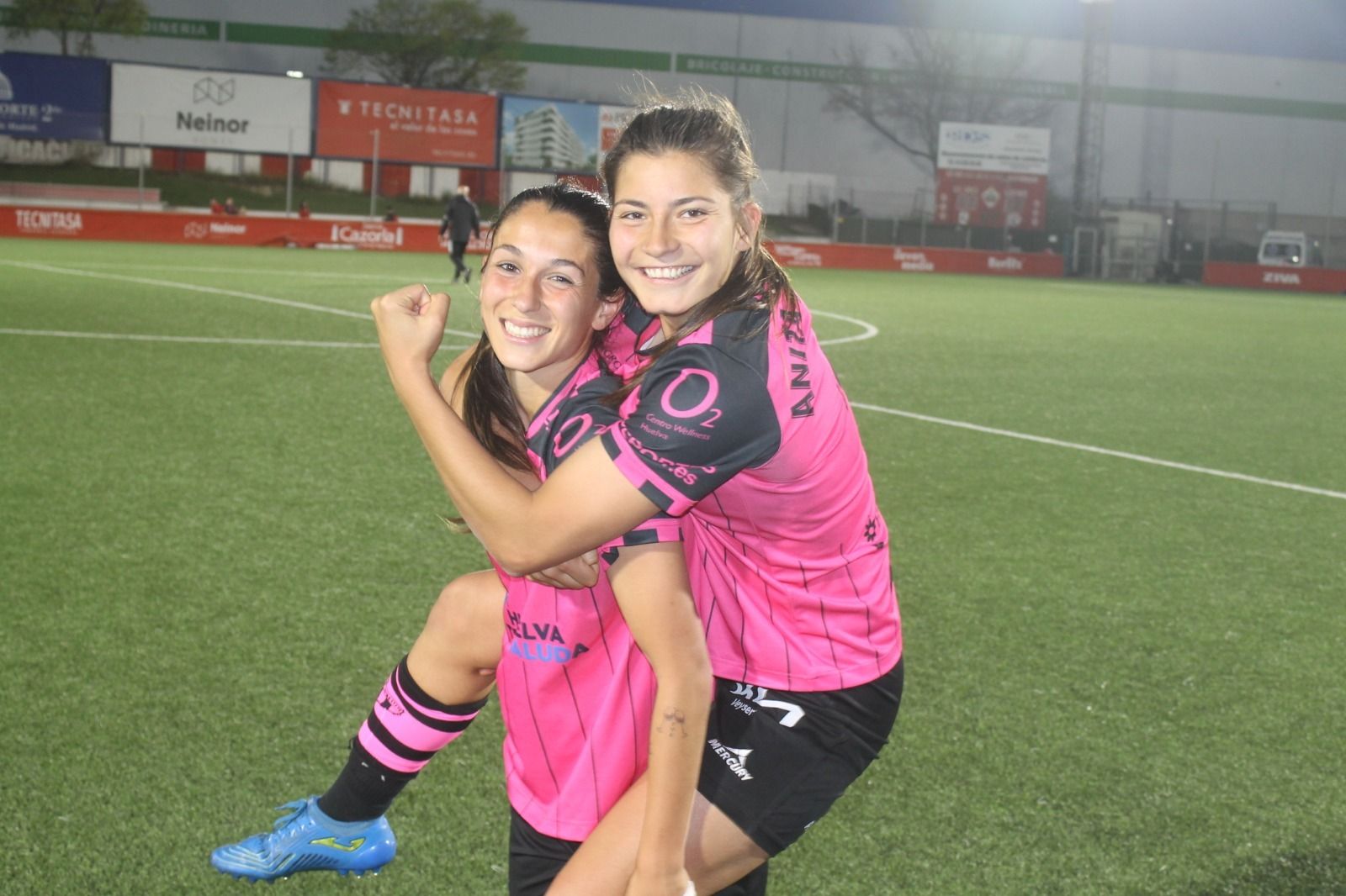 Celebración tras la victoria.