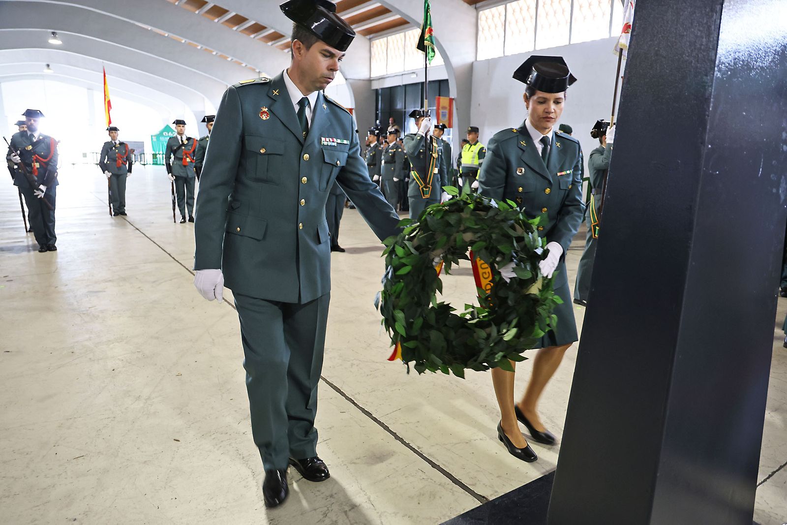 Imágenes de la jura del cargo de Julio Serrano Checa como Jefe de la Comandancia de la Guardia Civil de Huelva