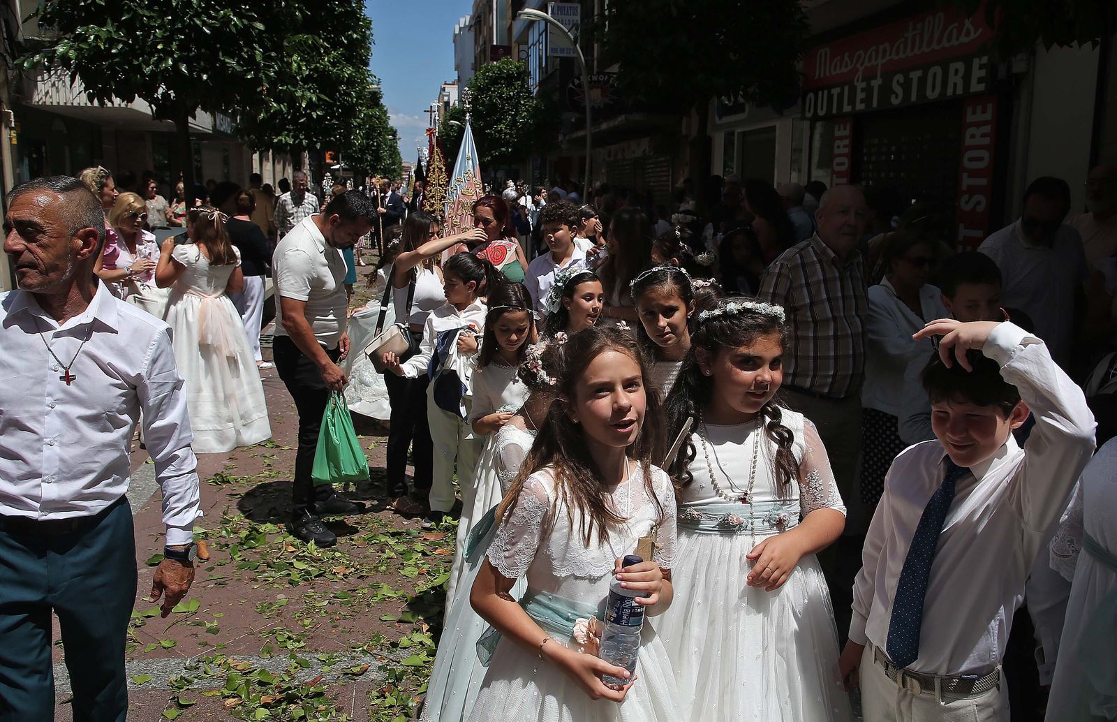 Las imágenes de la  celebración del Corpus Christi en Algeciras