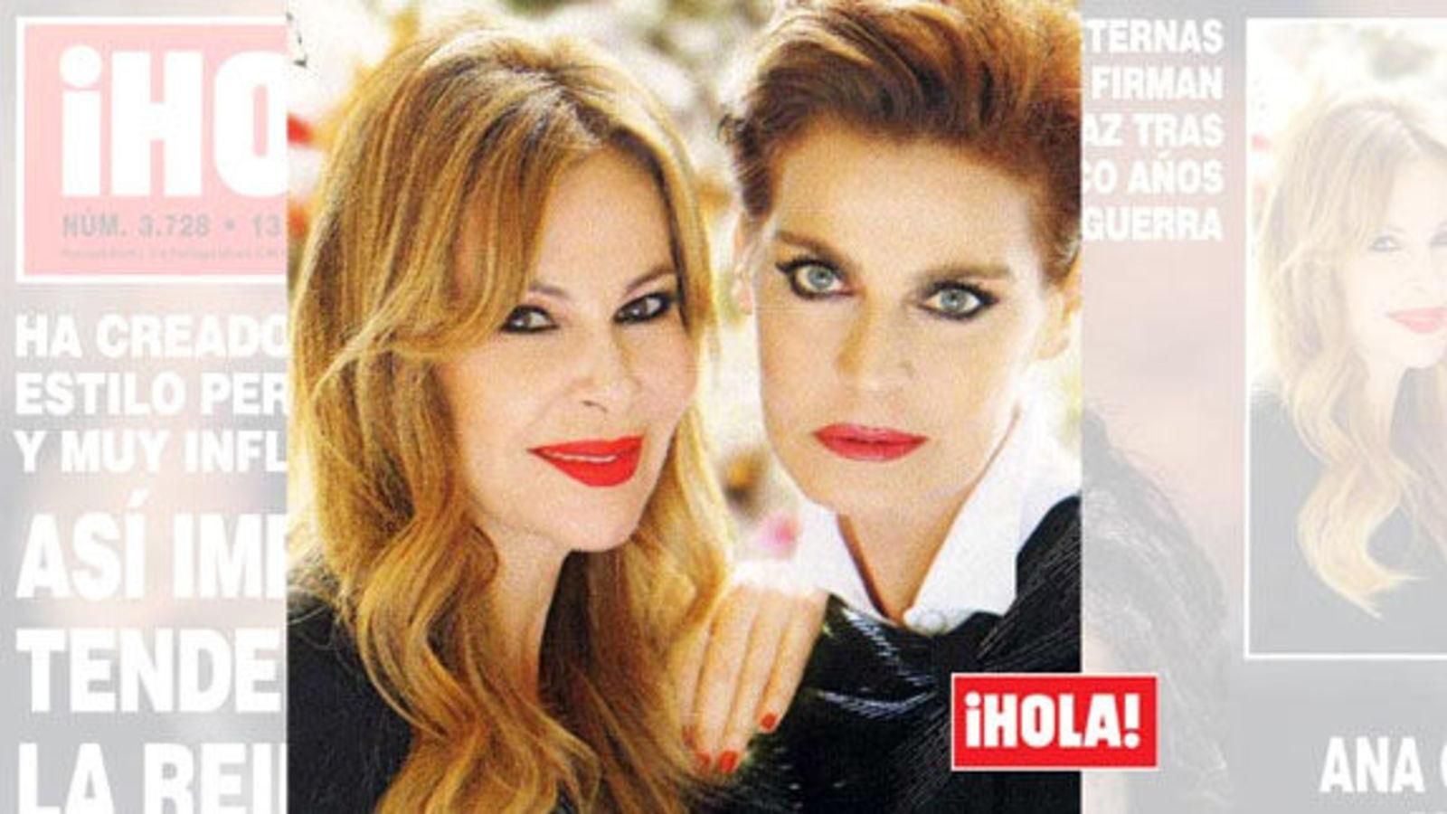 Ana Obregón y Antonia Dell'Atte, en un reportaje de ¡Hola!