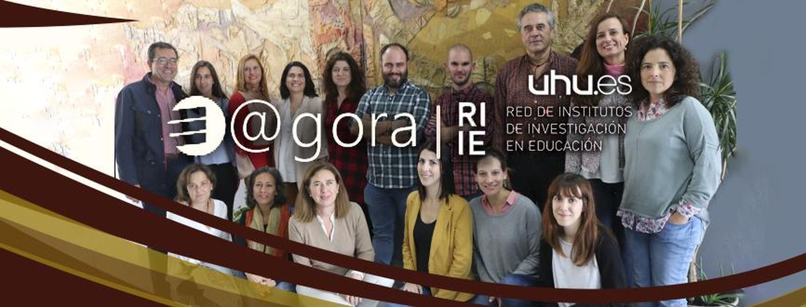 Los miembros del grupo de investigación Ágora.
