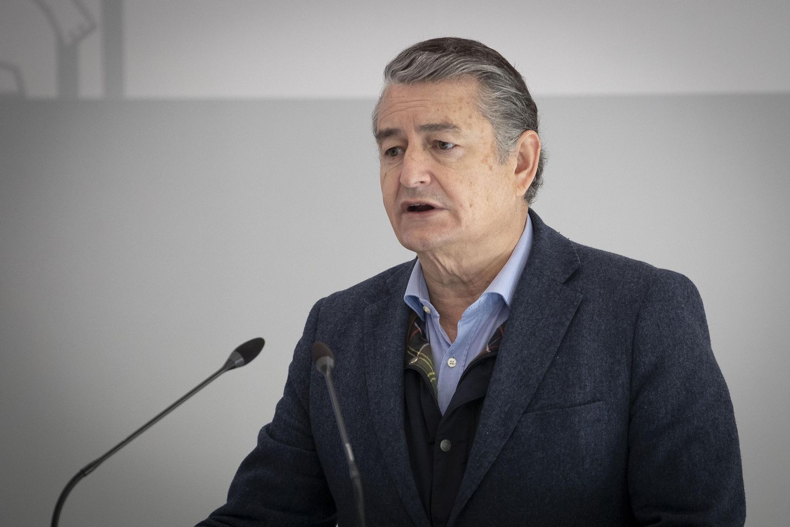 El consejero de Sanidad y Presidencia, Antonio Sanz.