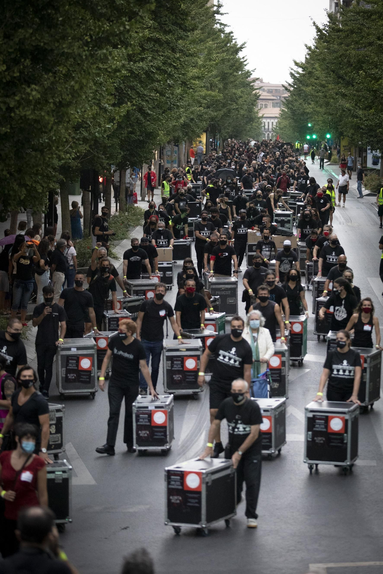 La cultura se moviliza en las calles Granada