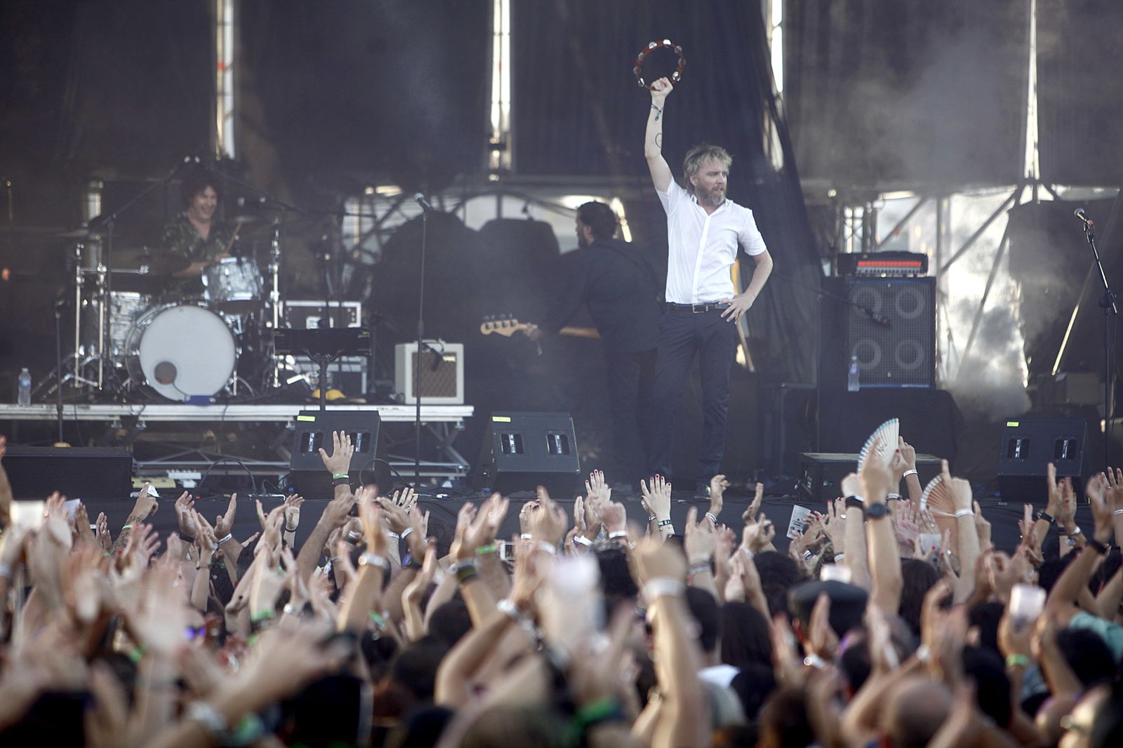 El cantante de Elefantes, en la edición de 2016 del 'No sin música'