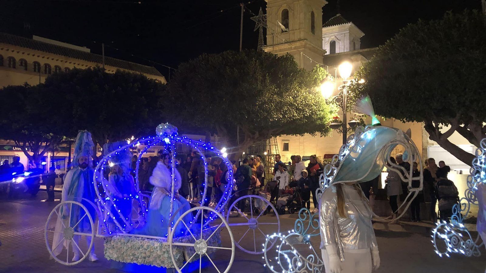 La Noche de la Luz es una de las citas más esperadas de la Navidad huercalense.