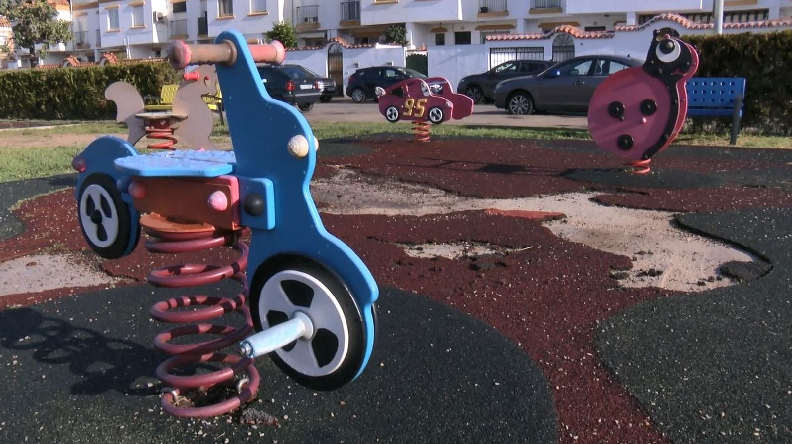 Parque infantil situado en el Paseo de Andalucía de Puerto Real