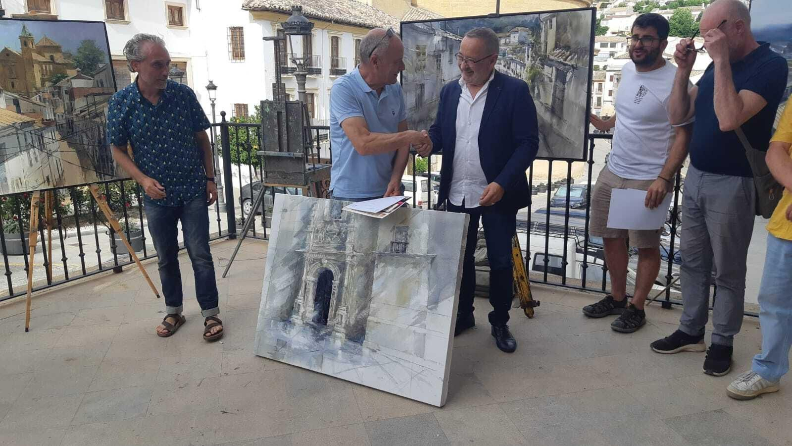Julio Gómez Mena gana el V Concurso de Pintura Rápida ‘Villa de Montefrío’
