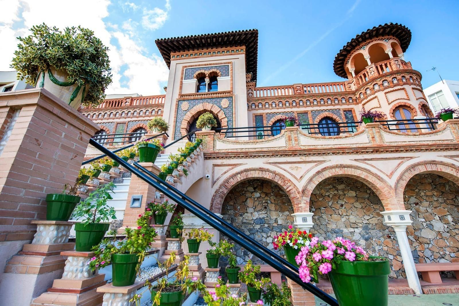 Vista de la Casa de los Navajas en Torremolinos.