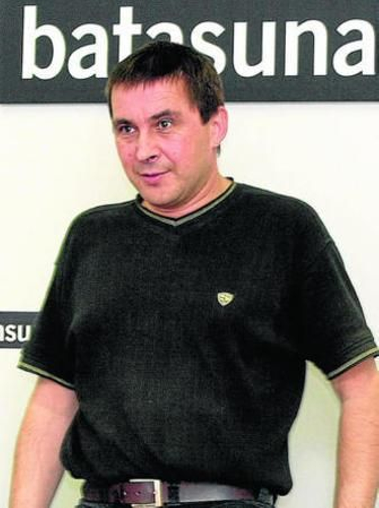 Otegi, cuando aún era dirigente de la ahora ilegalizada Batasuna.