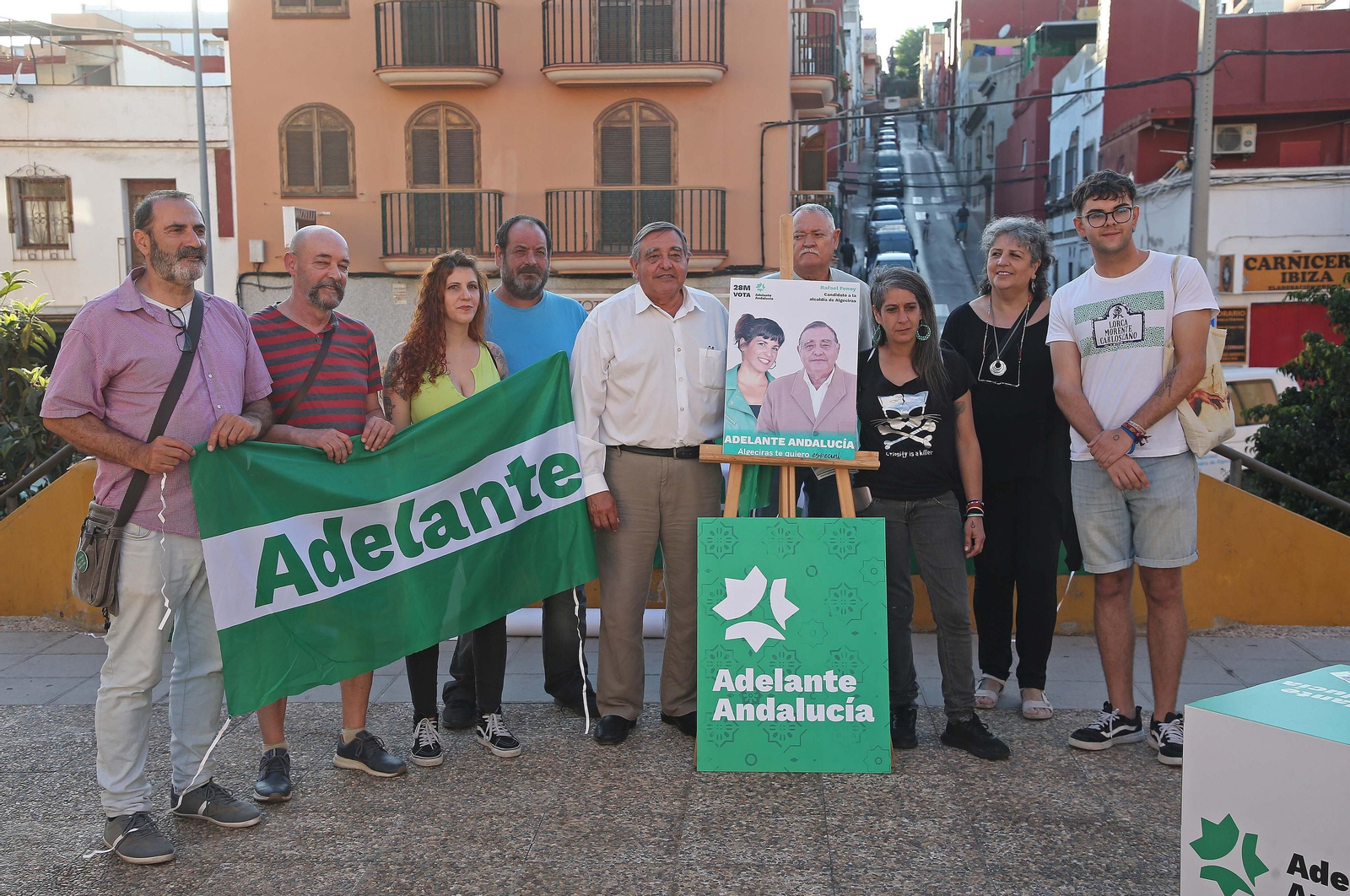 Fotos del inicio de campaña electoral en Algeciras
