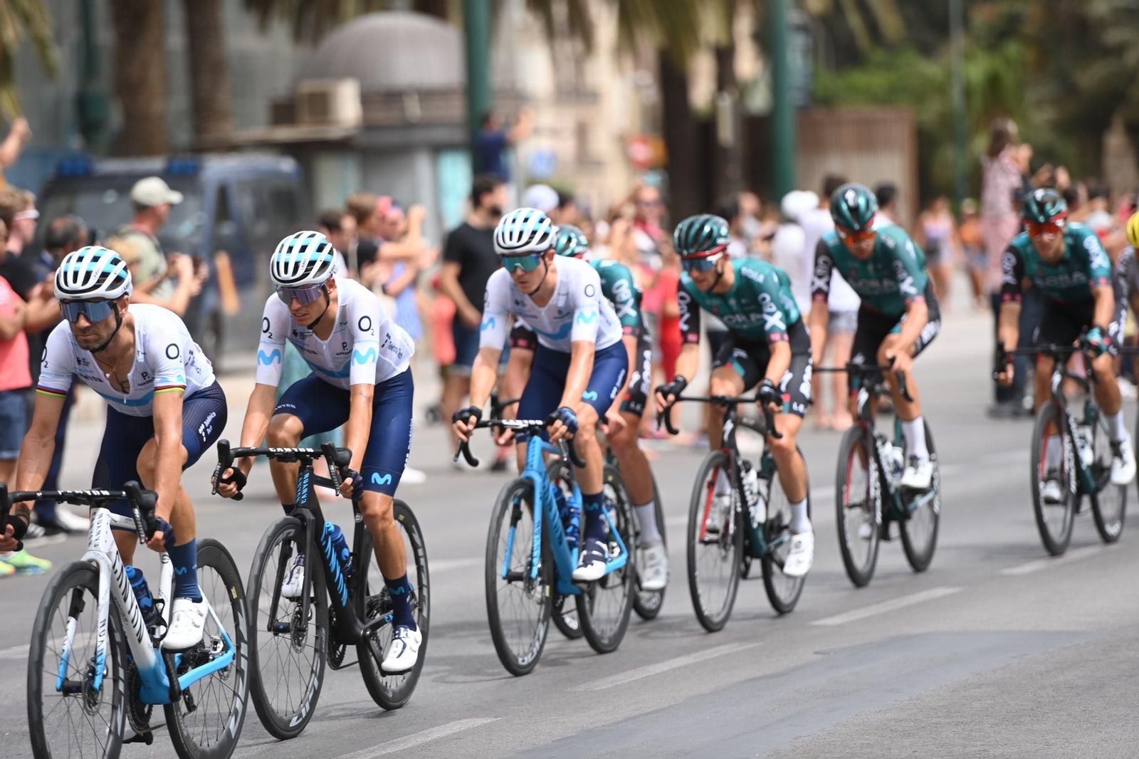 Las fotos de la Vuelta a España al paso por Málaga capital