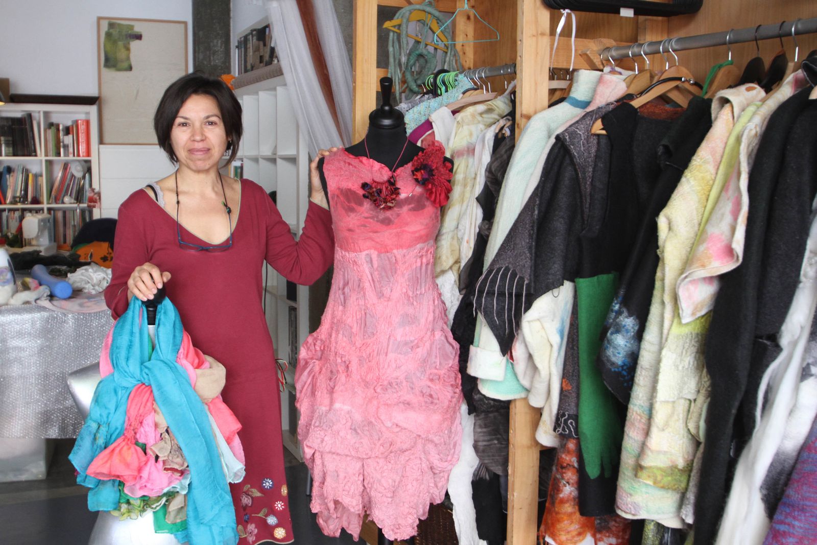 María Varona Gandulfo muestra algunas de sus creaciones en La Casa Sentida.