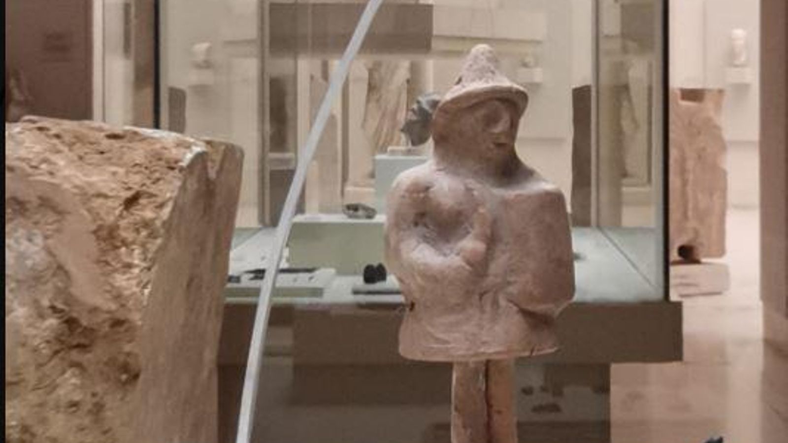 Figura de gladiador en el Museo de Cádiz