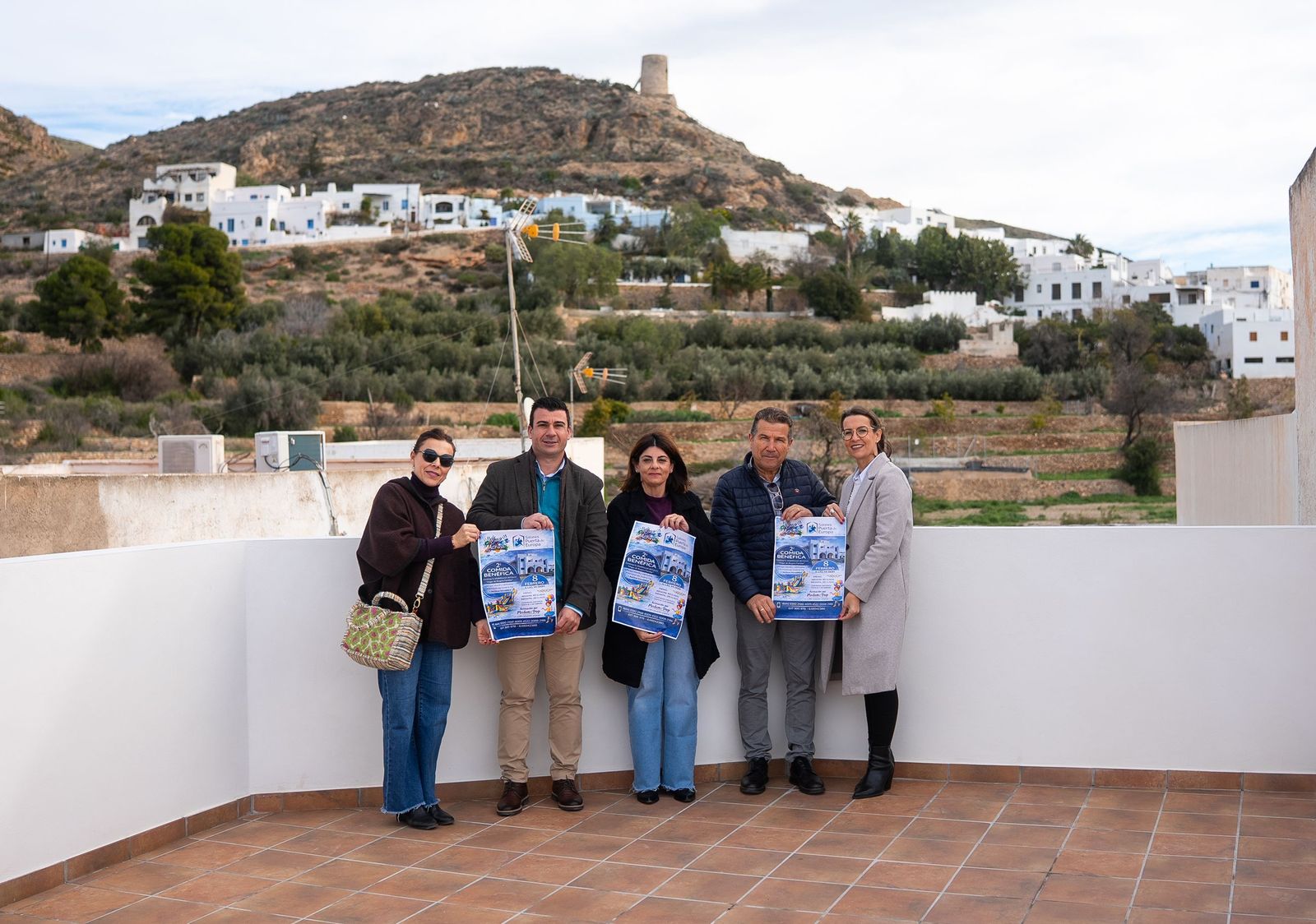 Visita de los concejales nijareños al inmueble.