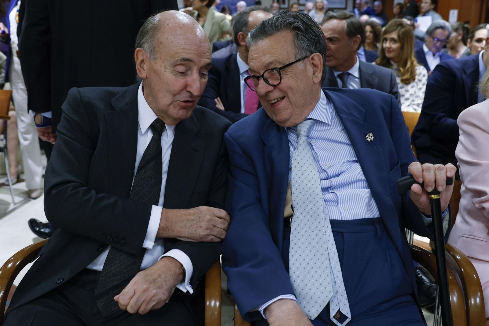 Miquel Roca y Miguel Herrero de Miñón.