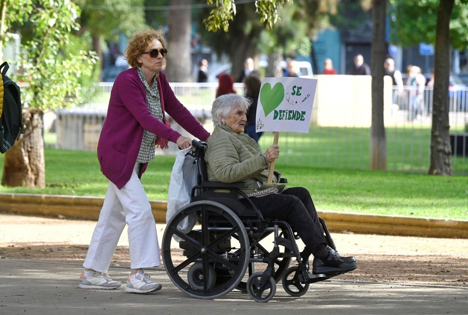 La manifestación en defensa de la sanidad pública en Córdoba