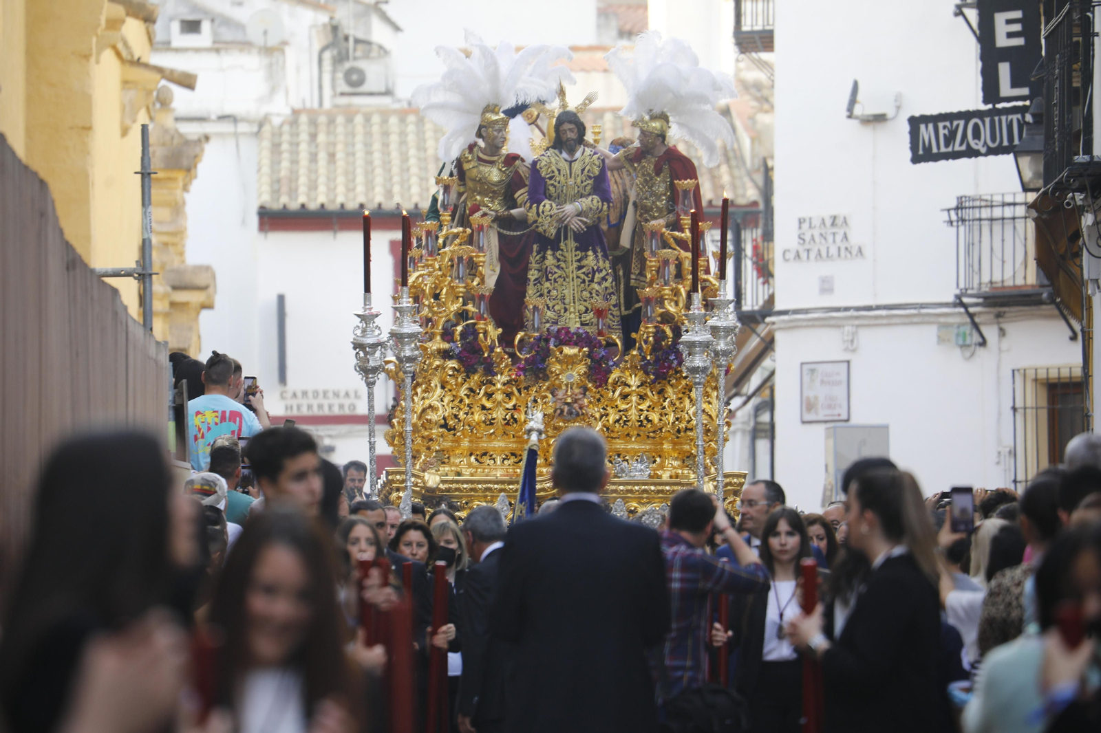 El traslado de la hermandad de la Estrella de Córdoba, en imágenes