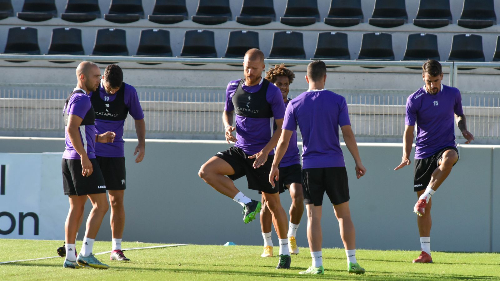 Las fotos del entrenamiento de la Balona previo al partido con el Águilas FC