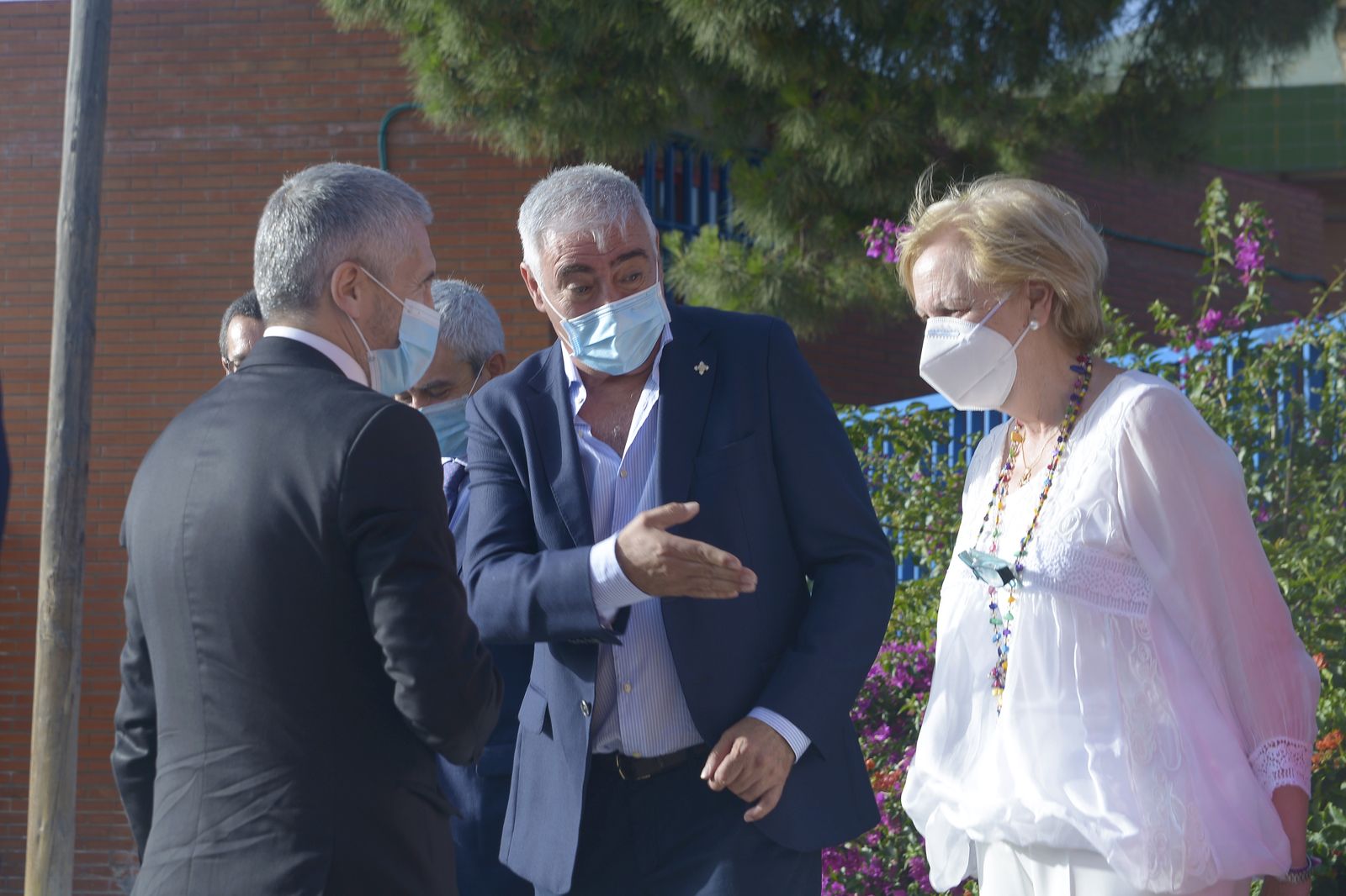 Fotos de la visita del Ministro del Interior a La Linea