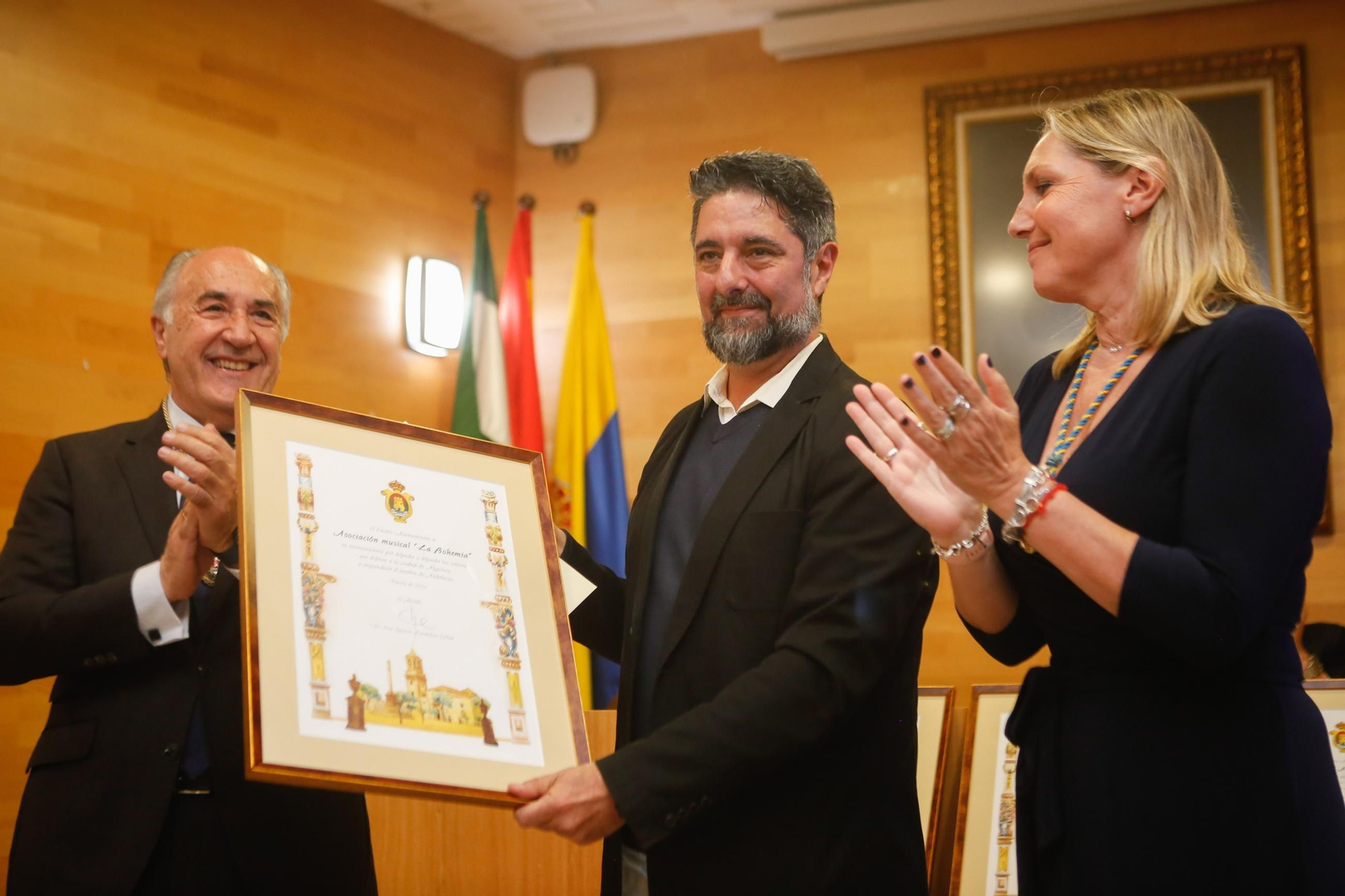 Fotos de la entrega de reconocimientos por el Día de Andalucía en Algeciras