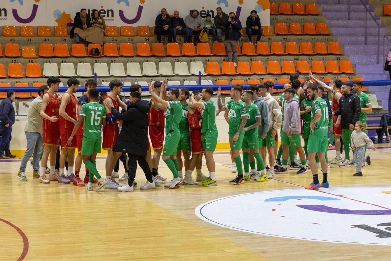 Jornada un juguete solidario, Real Jaén y Jaén CB