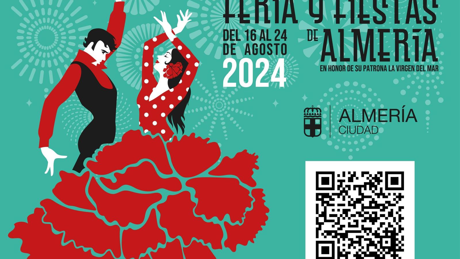El código para descargar el programa con el cartel de la Feria