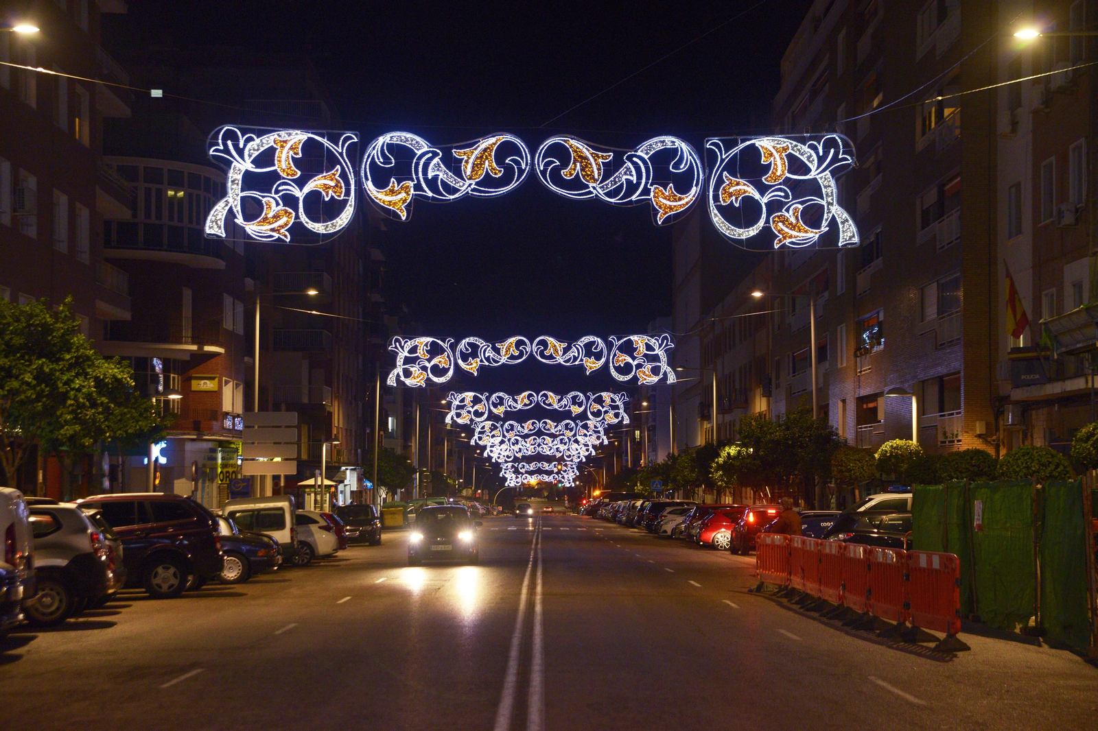 Fotos del alhumbrado navideño de Algeciras