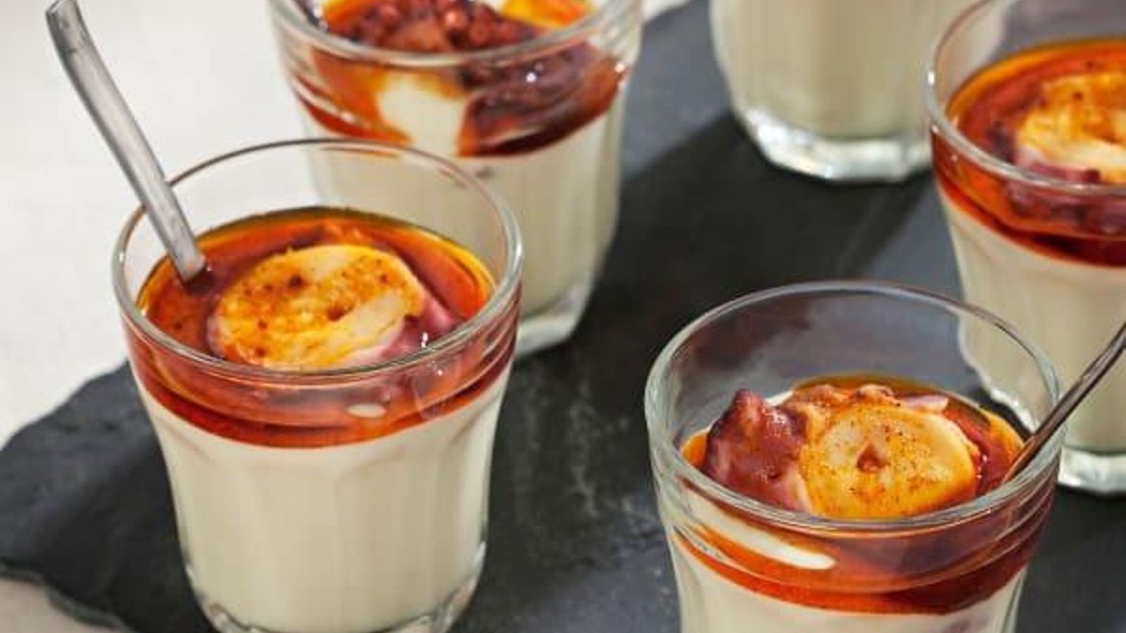 Emulsión de patata con pulpo.