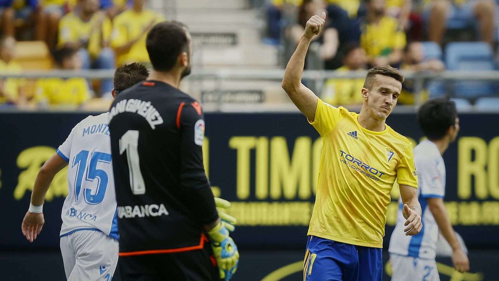 Las fotos del partido Cádiz CF - Deportivo de la Coruña