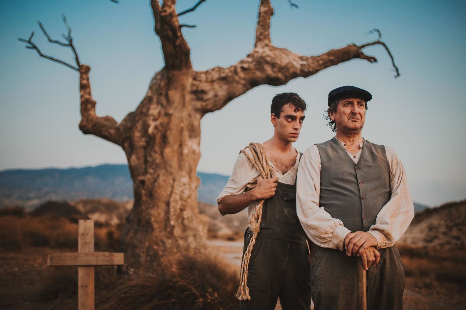 Los dos protagonistas de la cinta 'Domesticado' de Viruega.