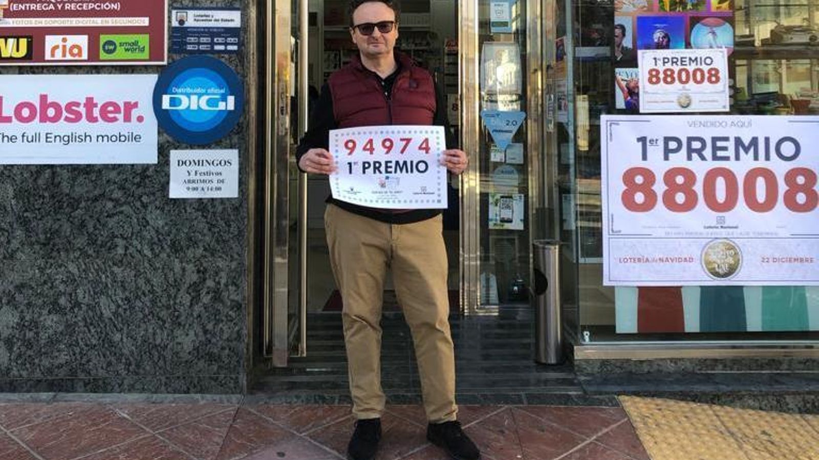 José Ramón vuelve a repartir suerte.