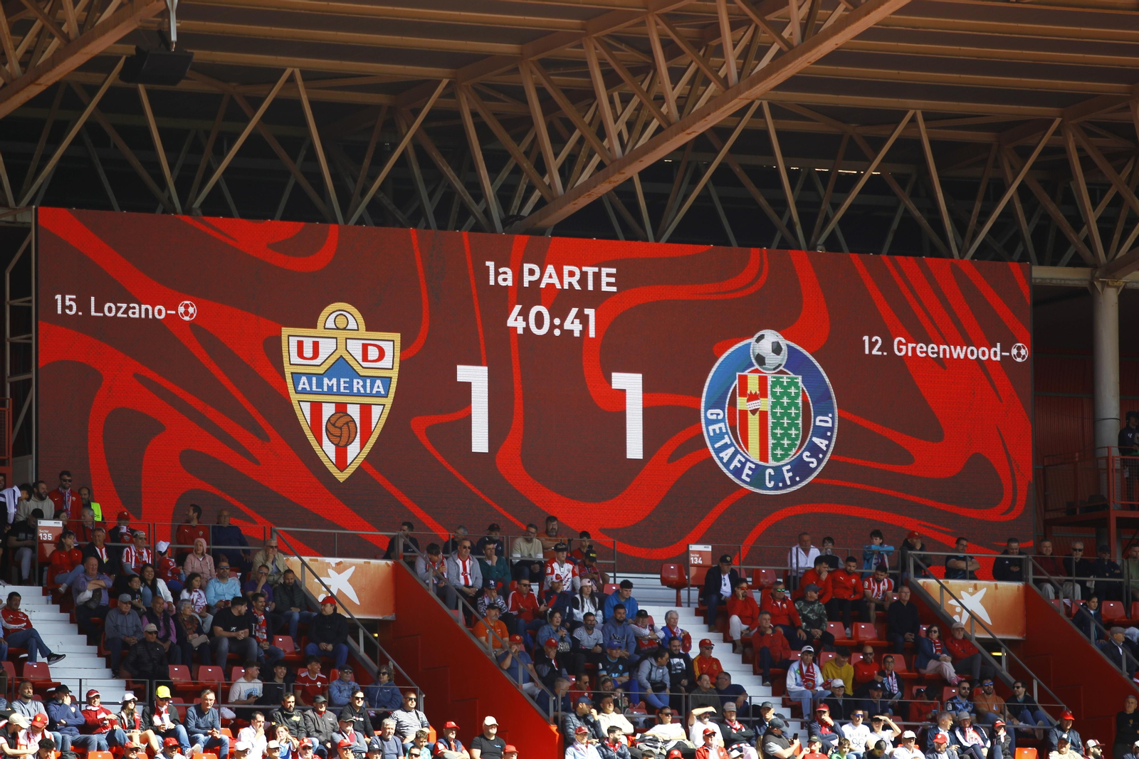 Las imágenes del triste descenso de la UDA ante el Getafe