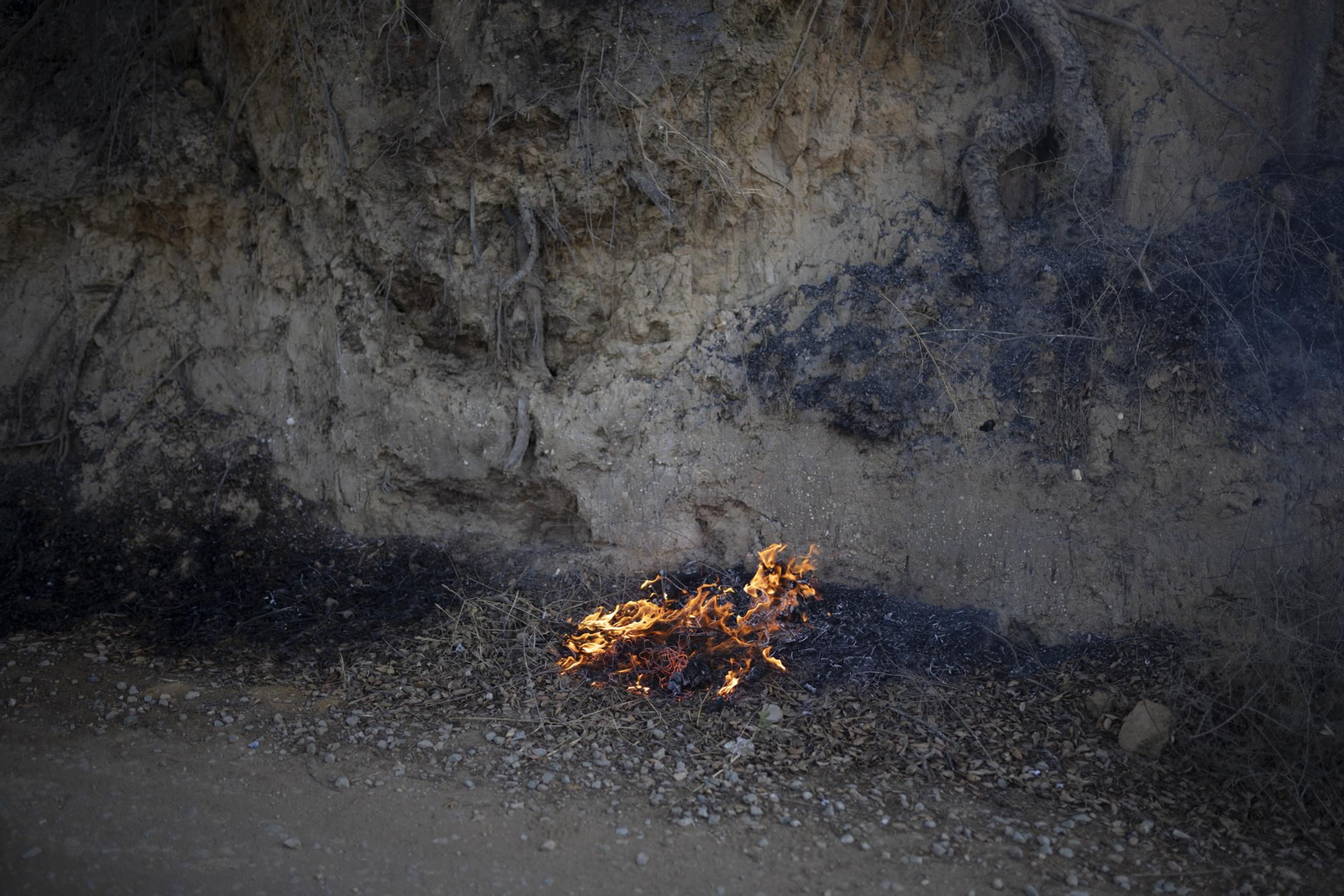 Imágenes del incendio de Bonares