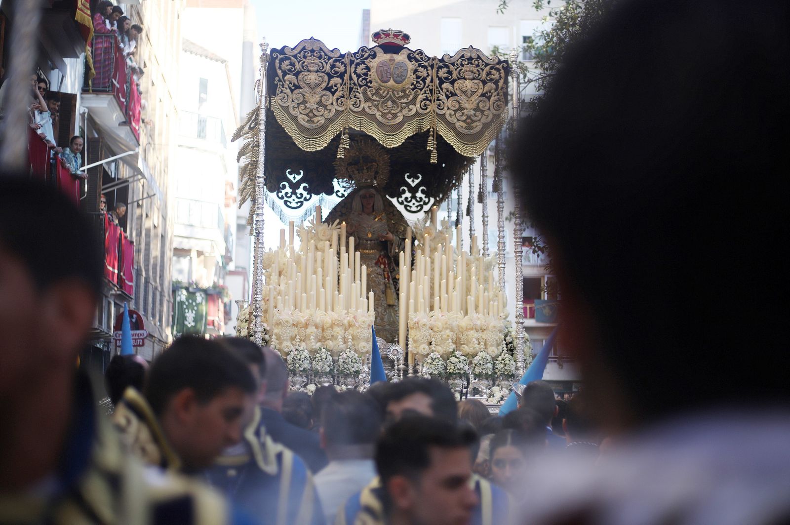 La Virgen de la Victoria en la Plaza Niña