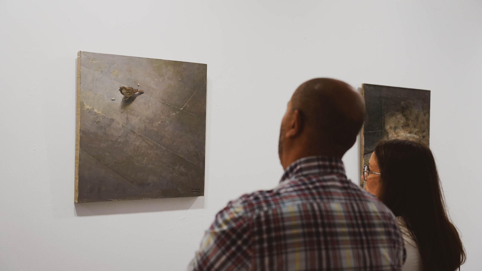 Inauguración de la exposición de Manuel Cano y Javier Machimbarrena en la sala Cajasur de Algeciras