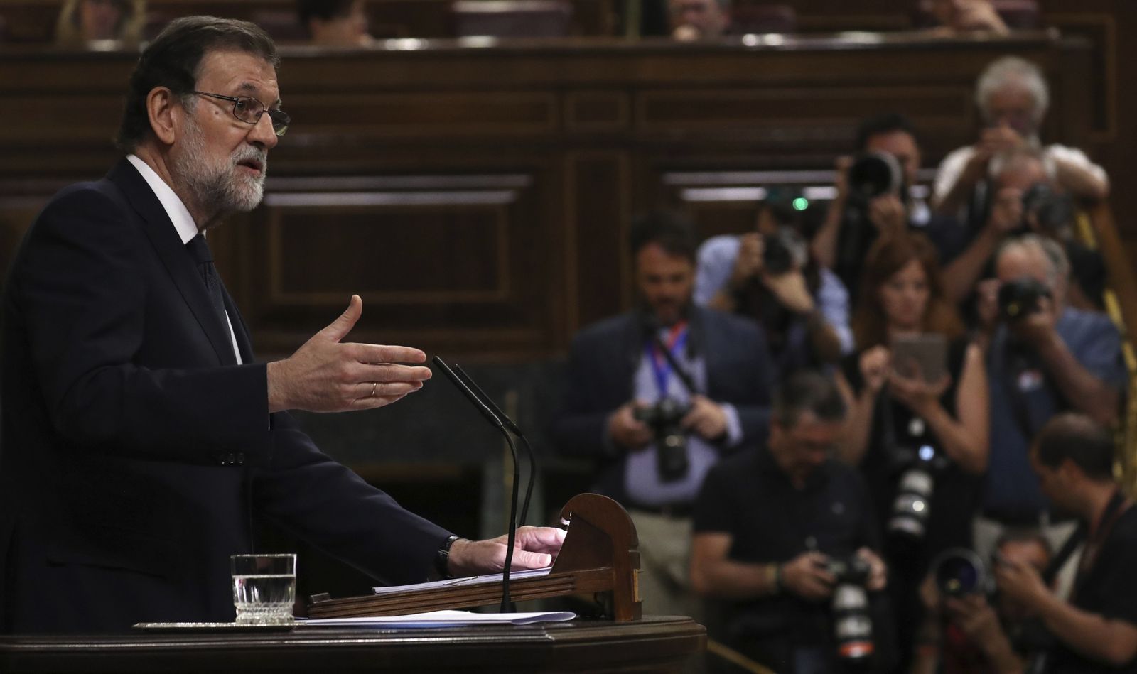 Las imágenes de la moción de censura de Unidos Podemos a Rajoy