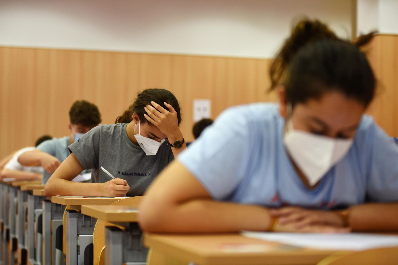 El inicio de los exámenes de Selectividad en Córdoba, en fotografías