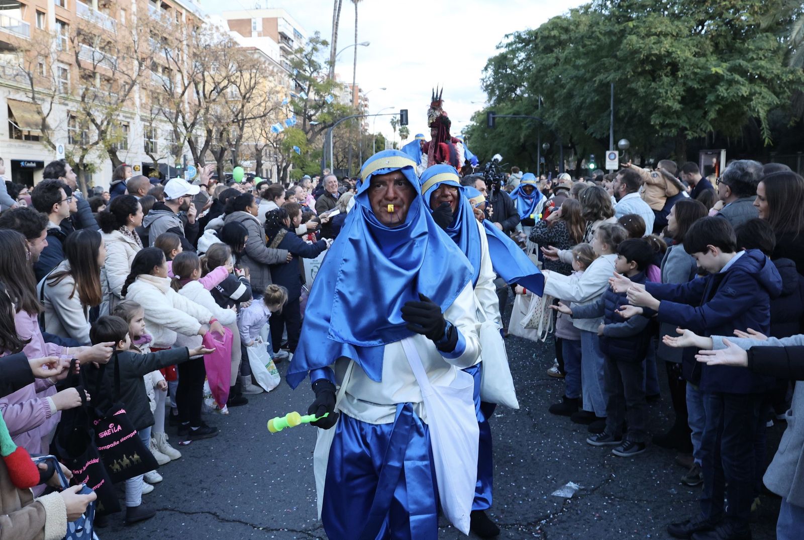 Las fotos del Heraldo de los Reyes Magos en Nervión
